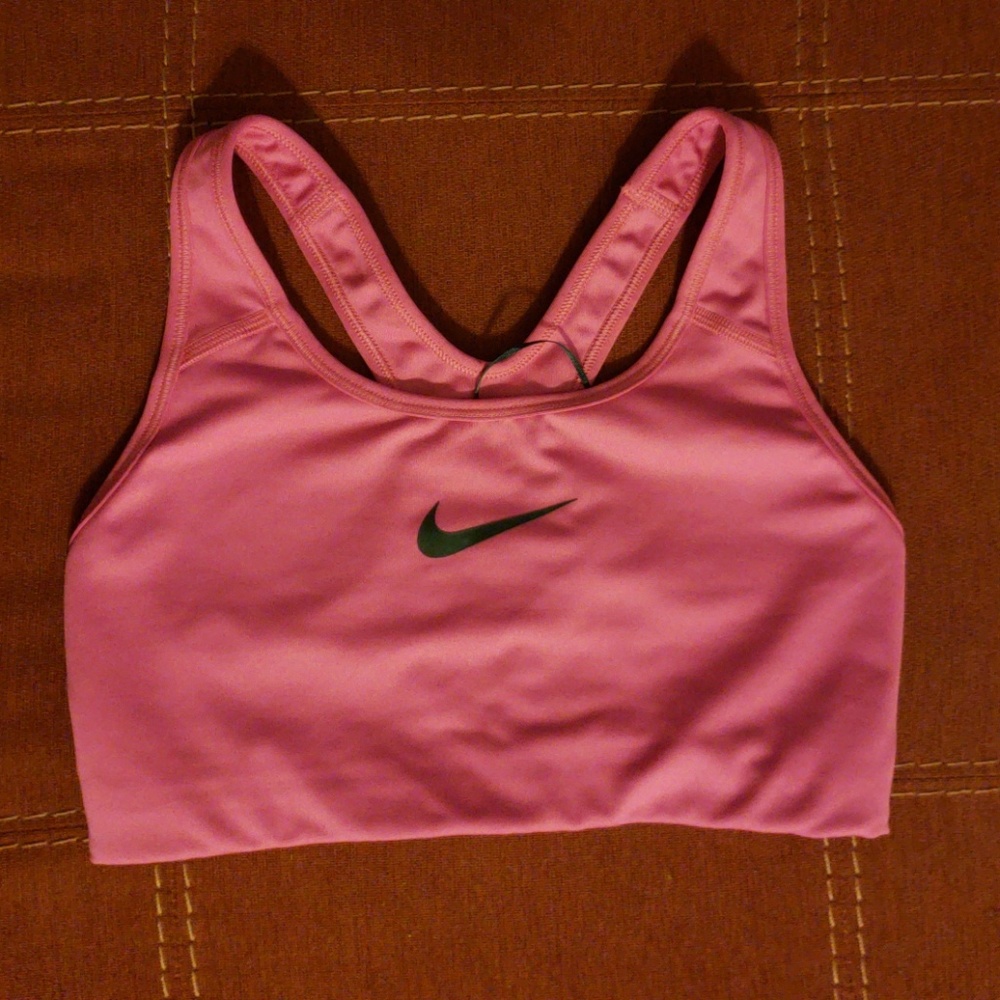 Nike pink sports bra